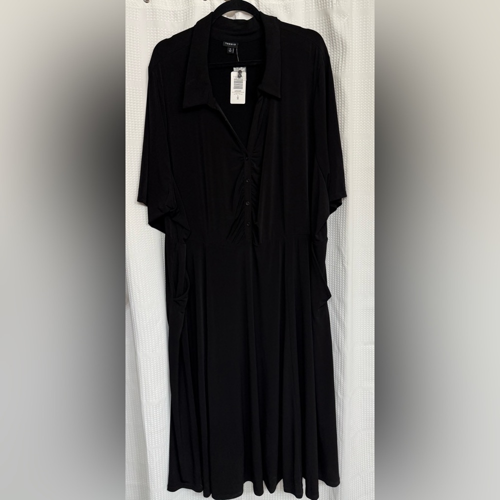 Torrid Black Midi Dress - Picture 3 of 4